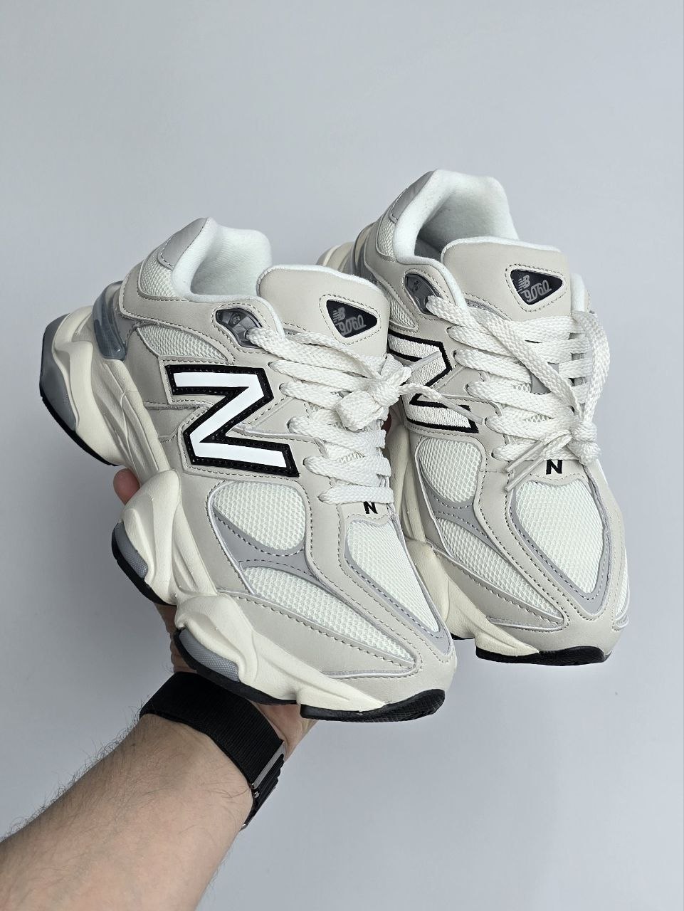 New Balance 9060 Cream Grey